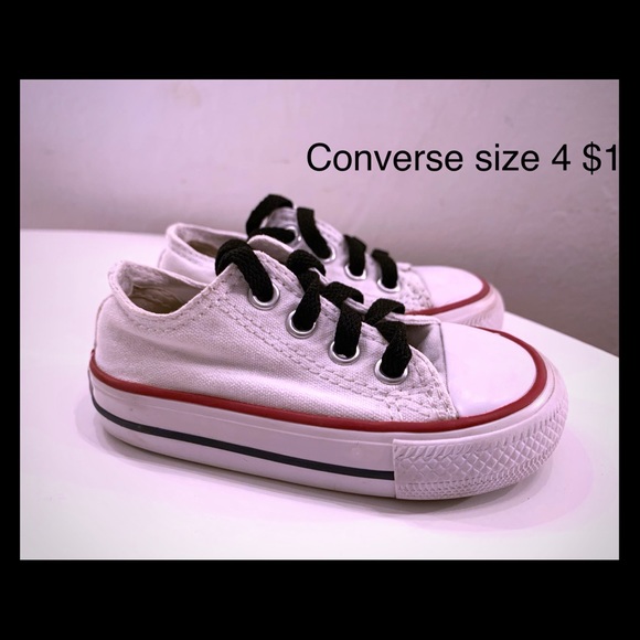 converse youth size 4